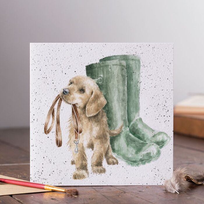 Wrendale Designs "Hopeful" Labrador Card